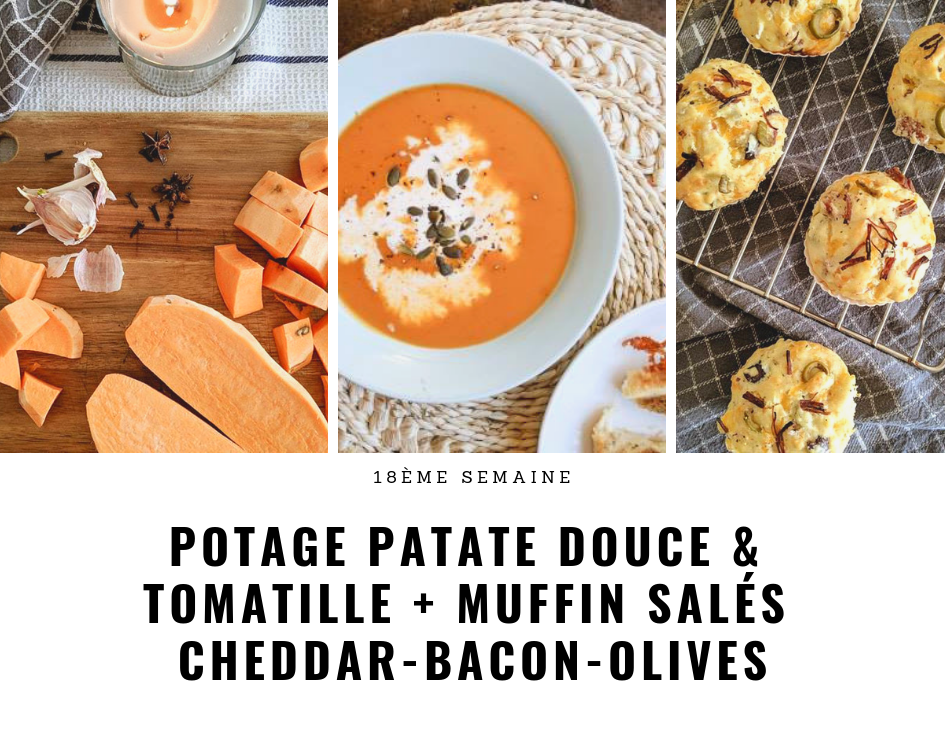 potage patate douce et tomatille